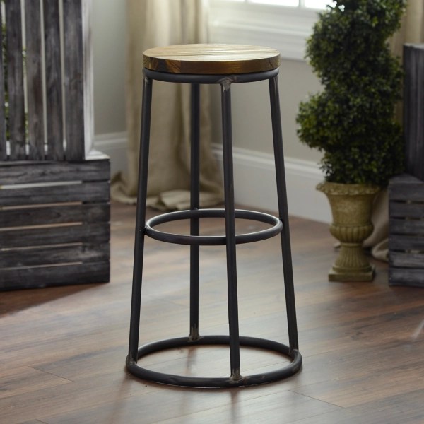 Distressed Warehouse Bar Stool Kirklands