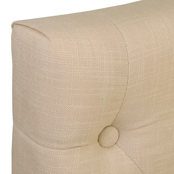 Jessica Linen ButtonTufted King Headboard Kirklands