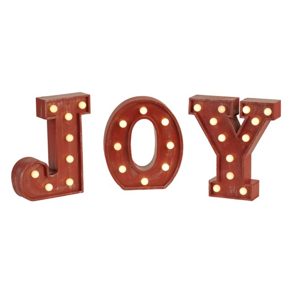 PreLit Joy Sign, Set of 3 Kirklands