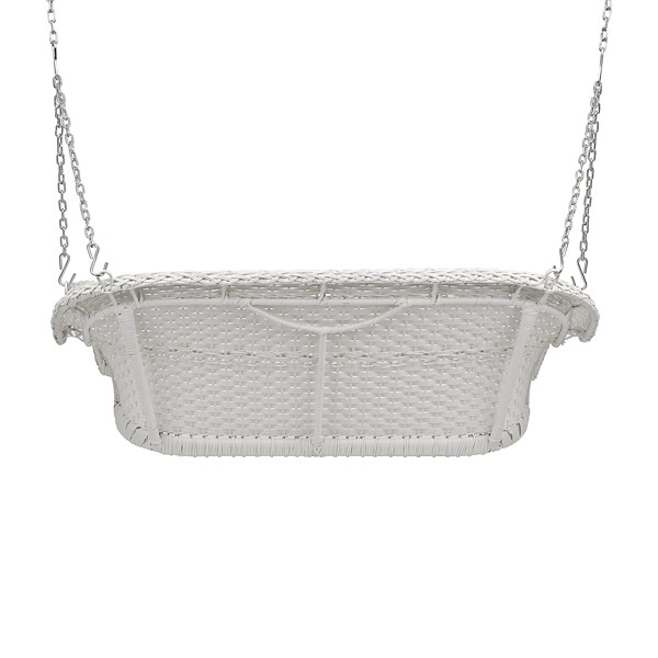 Savannah White Wicker Porch Swing Kirklands