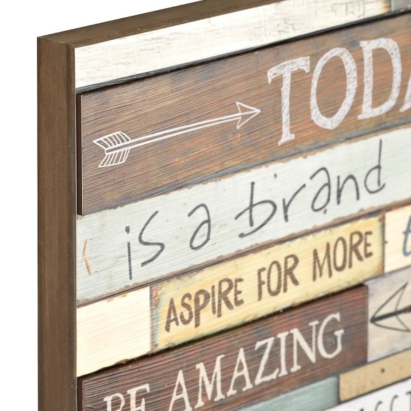 Brand New Day Wood Plank Plaque Kirklands