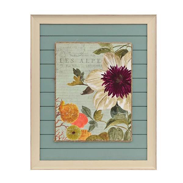 Seaside Botanical I Framed Art Print Kirklands