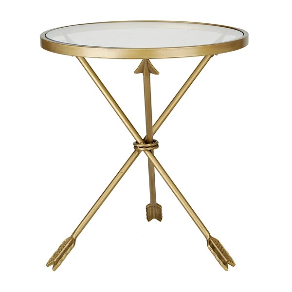 Gold Round Arrow Table Kirklands