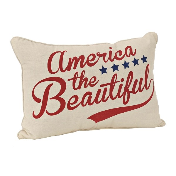 America the Beautiful Pillow Kirklands