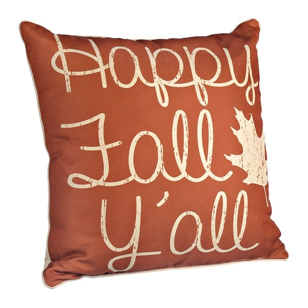 Orange Happy Fall Y'all Pillow Kirklands