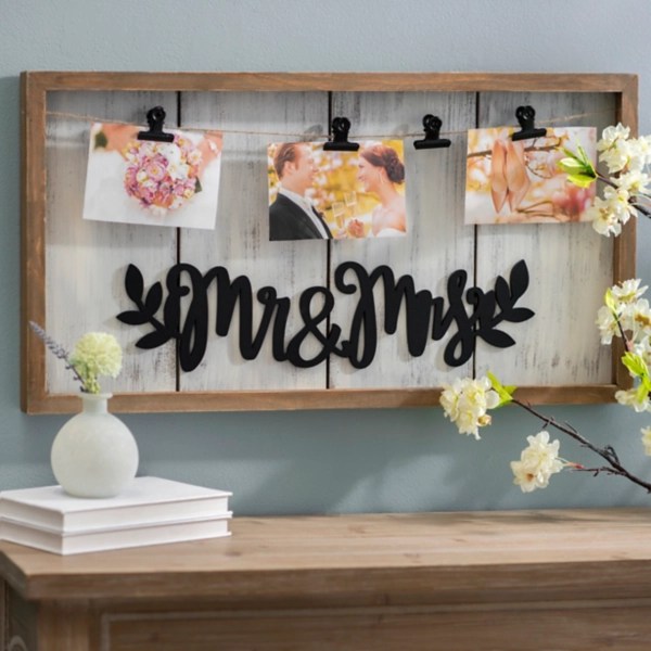 Mr & Mrs Clip Collage Frame Kirklands