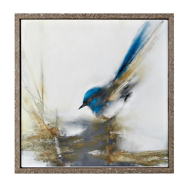 Blue Bird Framed Art Print Kirklands