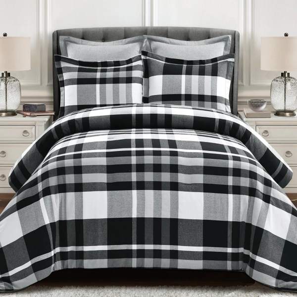 plaid comforter set