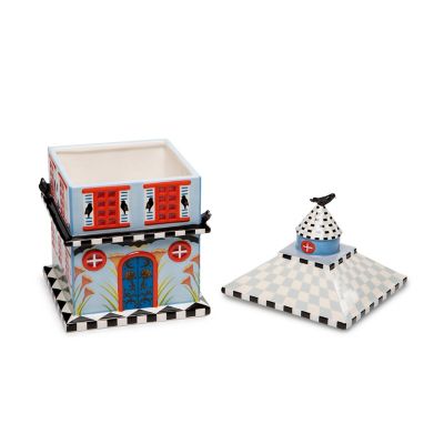 MacKenzieChilds Patience Brewster Spooky House Cookie Jar