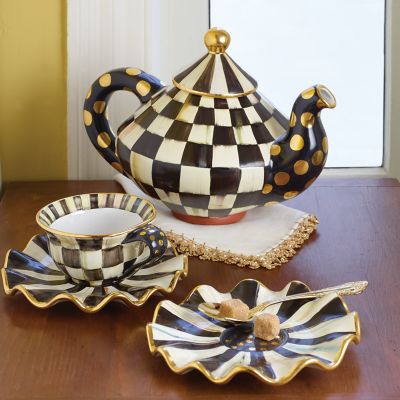 MacKenzieChilds Courtly Check Teacup