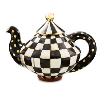 MacKenzieChilds Courtly Check Teapot