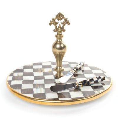 MacKenzieChilds Courtly Check Canape Knives Set of 2