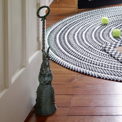 MacKenzieChilds Rabbit Tassel Door Stopper