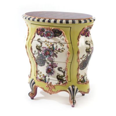 MacKenzieChilds Peacock Accent Chest