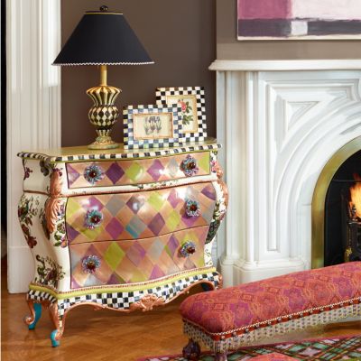 MacKenzieChilds Peacock Large Chest