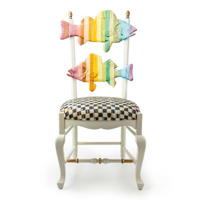 MacKenzieChilds Rainbow Fish Chair