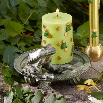 MacKenzieChilds Frog Candle Plate
