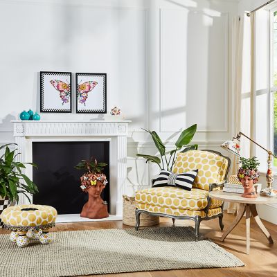 MacKenzieChilds Flower Market Butterfly Wall Art, Set of 2