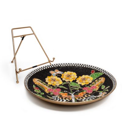 MacKenzieChilds Butterfly Bloom Decor Tray