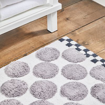 MacKenzieChilds Sterling Dot Bath Rug