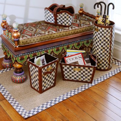 MacKenzieChilds Courtly Check Sisal Rug 3' x 5'