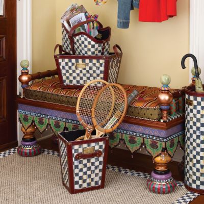 MacKenzieChilds Courtly Check Sisal Rug 3' x 5'