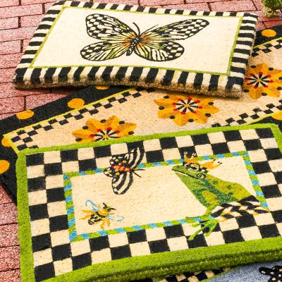 MacKenzieChilds Medallion Double Door Entrance Mat