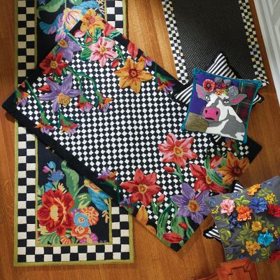 MacKenzieChilds Flower Market 2'6" x 8' Runner