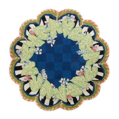 MacKenzieChilds Zanzibar Indoor/Outdoor Rug 6' Round