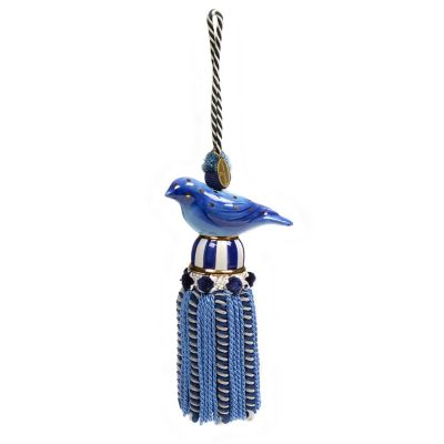 MacKenzieChilds Blue Bird Tassel