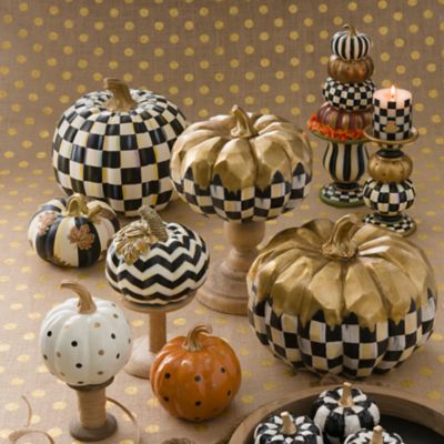 MacKenzieChilds Tabletop Stacking Pumpkins