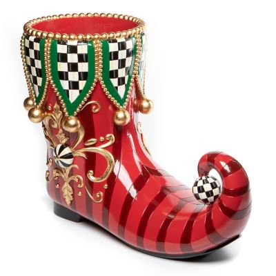 MacKenzieChilds Christmas Magic Elf Boot