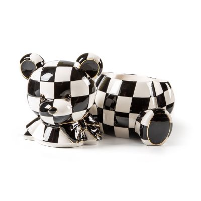 MacKenzieChilds Courtly Bear Cookie Jar