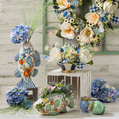 MacKenzieChilds Flower Market Fish Planter