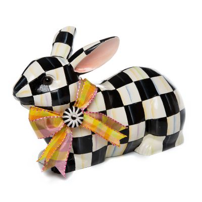 MacKenzieChilds Courtly Check Resting Bunny