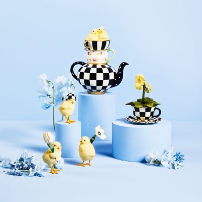 MacKenzieChilds Teacup Pansy