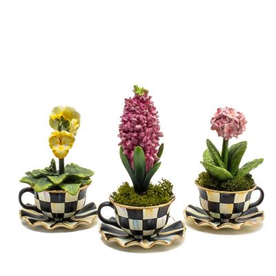 MacKenzieChilds Teacup Pansy