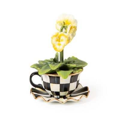 MacKenzieChilds Teacup Pansy