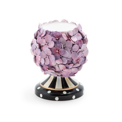 MacKenzieChilds Courtly Cottage Hydrangea Pillar Candle Holder