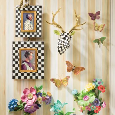 MacKenzieChilds Butterfly Trio Wall Decor Field