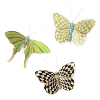 MacKenzieChilds Butterfly Trio Meadow