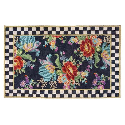 MacKenzieChilds Flower Market 3' x 5' Washable Rug