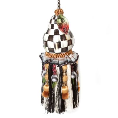 MacKenzieChilds Courtly Check Pear Tassel
