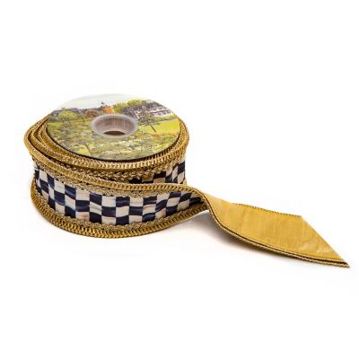 MacKenzieChilds Courtly Check Filigree 2.5" Ribbon