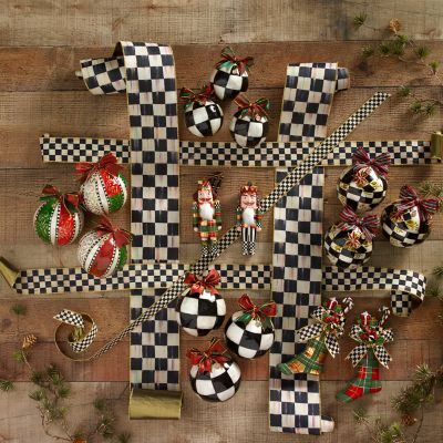 MacKenzieChilds Courtly Check 2" Ribbon