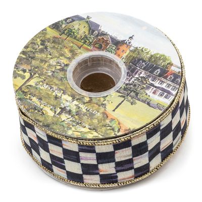 MacKenzieChilds Courtly Check 2" Ribbon