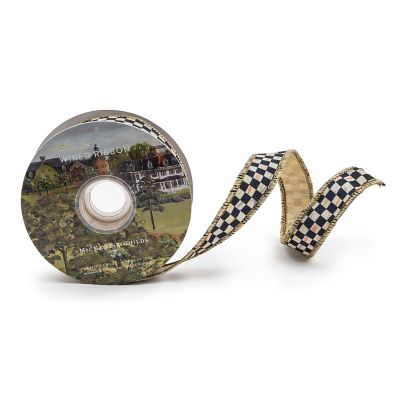 MacKenzieChilds Courtly Check 1" Ribbon