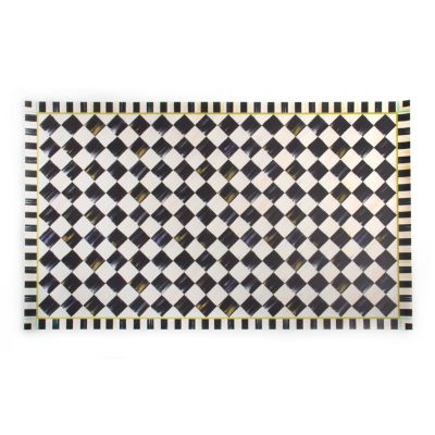 MacKenzieChilds Courtly Check Floor Mat 3' x 5'