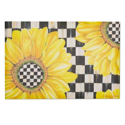 MacKenzieChilds Sunflower Floor Mat 2' x 3'