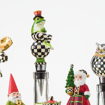 MacKenzieChilds Mr. Jingles Bottle Stopper